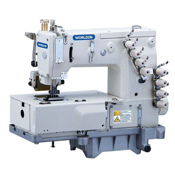 WORLDEN 4 Needle Flat-bed Double Chain-stitch Machine