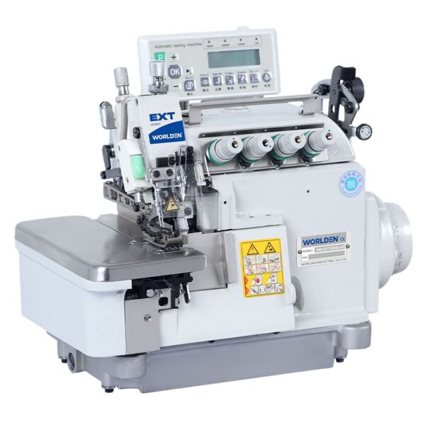 WORLDEN Full Automatic Four Thread Upper & Lower Differential Overlock Sewing Machine