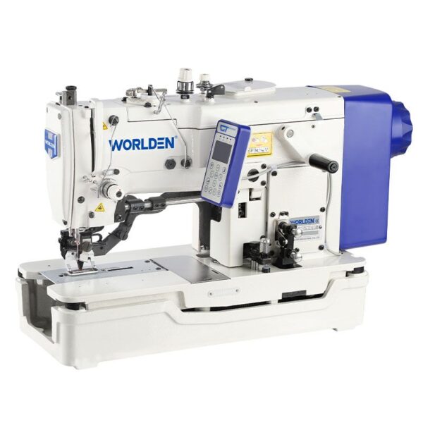WORLDEN Direct Drive Button Holing Machine (with auto foot lifter)