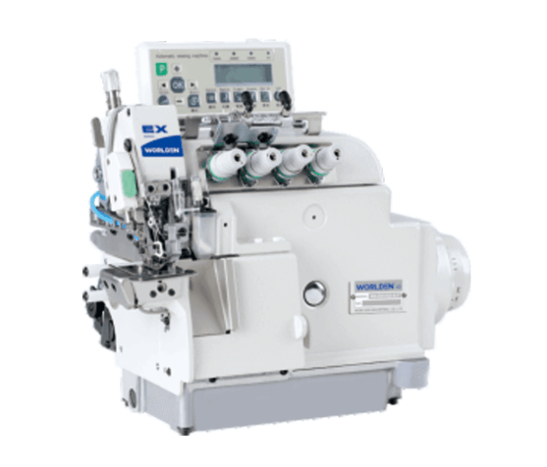 WORLDEN Full automatic Four Thread Cylinder-bed overlock machine