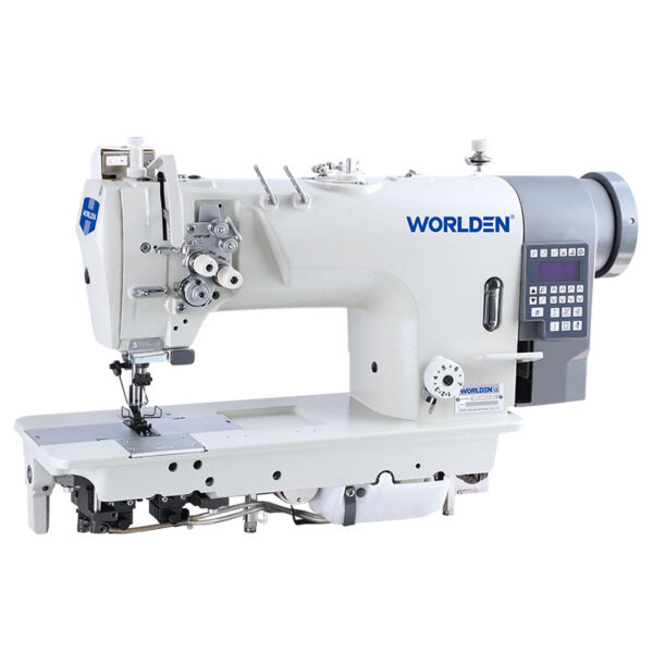 WORLDEN WD-8452-D4 | Automatic Split needle bar Double needle sewing machine (Sealed Oil Tank)