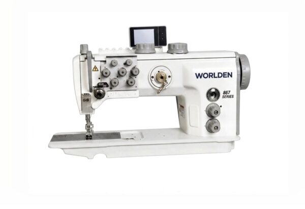 WORLDEN WD-867-121126 series | Single Needle Walking foot and needle feed, Double presser foot, Auto Trimmer, Single needle gauge adjuster (26mm Rotary hook) Durcupp Adler Model